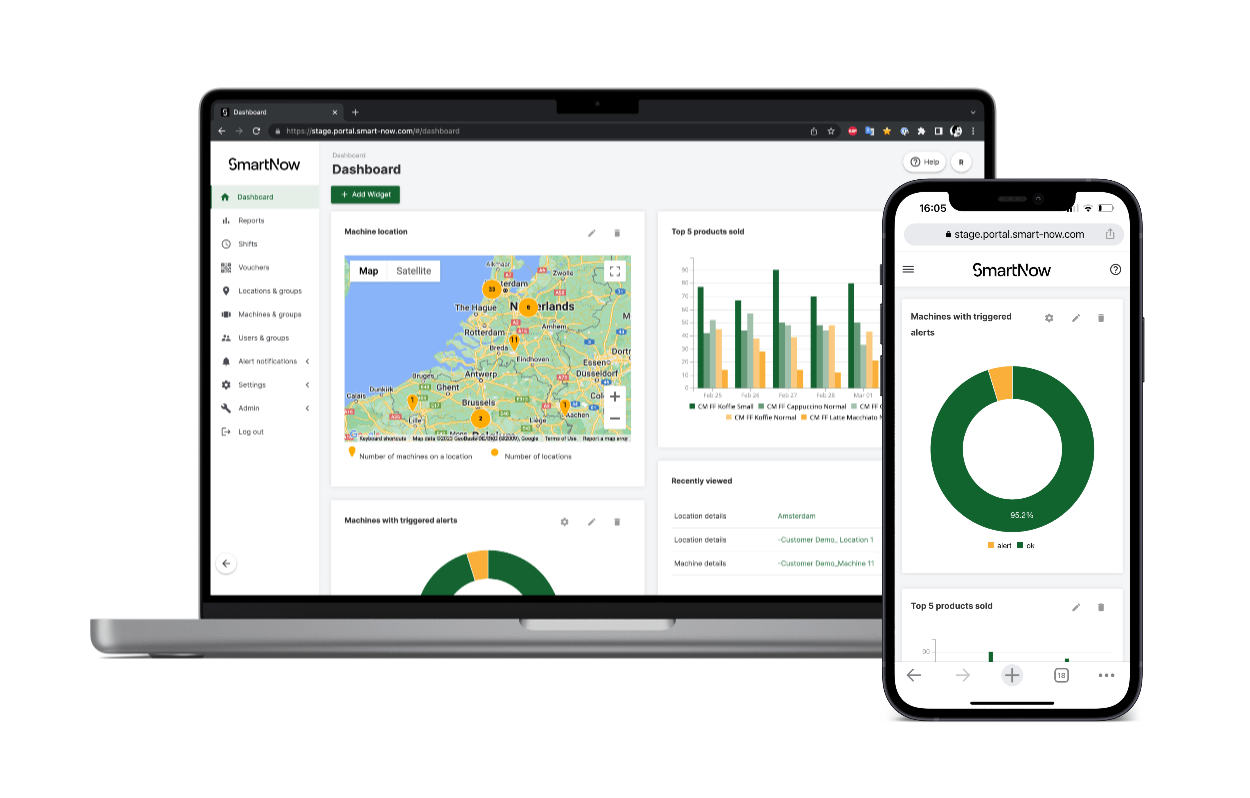 SmartNow web portal